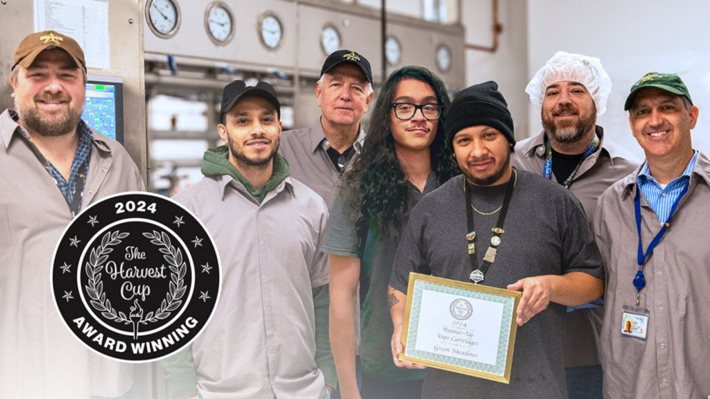 Green Meadows' best-selling Winter Seasonal Vape, Coquito, has won Second Place in the Vape Products category at this year’s Harvest Cup!